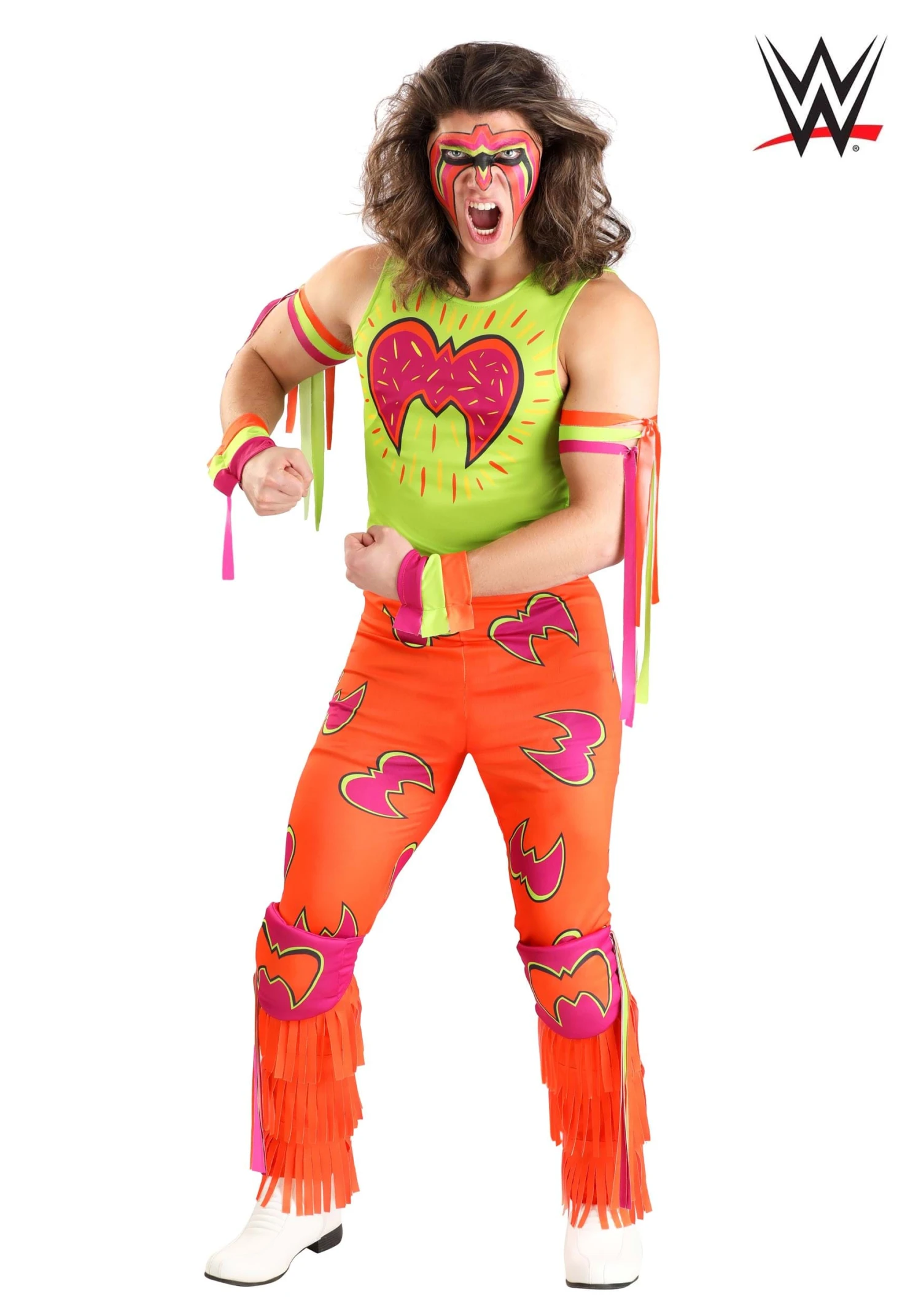 WWE Ultimate Warrior Costume For Men 3 WWE Ultimate Warrior Costume For Men