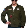 US Navy Top Gun Pilot Jacket For Adults -Halloween Costumes adult us navy top gun pilot jacket