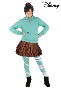 Vanellope Wreck It Ralph Costume For Women -Halloween Costumes adult vanellope wreck it ralph costume alt 4
