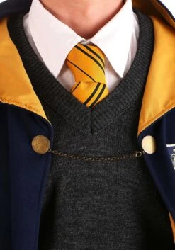 Adult Vintage Harry Potter Hogwarts Hufflepuff Costume Robe -Halloween Costumes adult vintage harry potter hogwarts hufflepuff rob alt 7