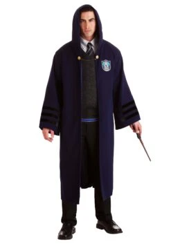 Adult's Vintage Harry Potter Hogwarts Ravenclaw Robe 15 Adult's Vintage Harry Potter Hogwarts Ravenclaw Robe -Halloween Costumes adult vintage harry potter hogwarts ravenclaw rob alt 4