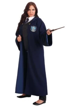 Adult's Vintage Harry Potter Hogwarts Ravenclaw Robe 19 Adult's Vintage Harry Potter Hogwarts Ravenclaw Robe -Halloween Costumes adult vintage harry potter hogwarts ravenclaw rob alt 8