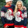 Adult Vintage Santa Ugly Christmas Sweater -Halloween Costumes adult vintage santa unisex ugly christmas sweater