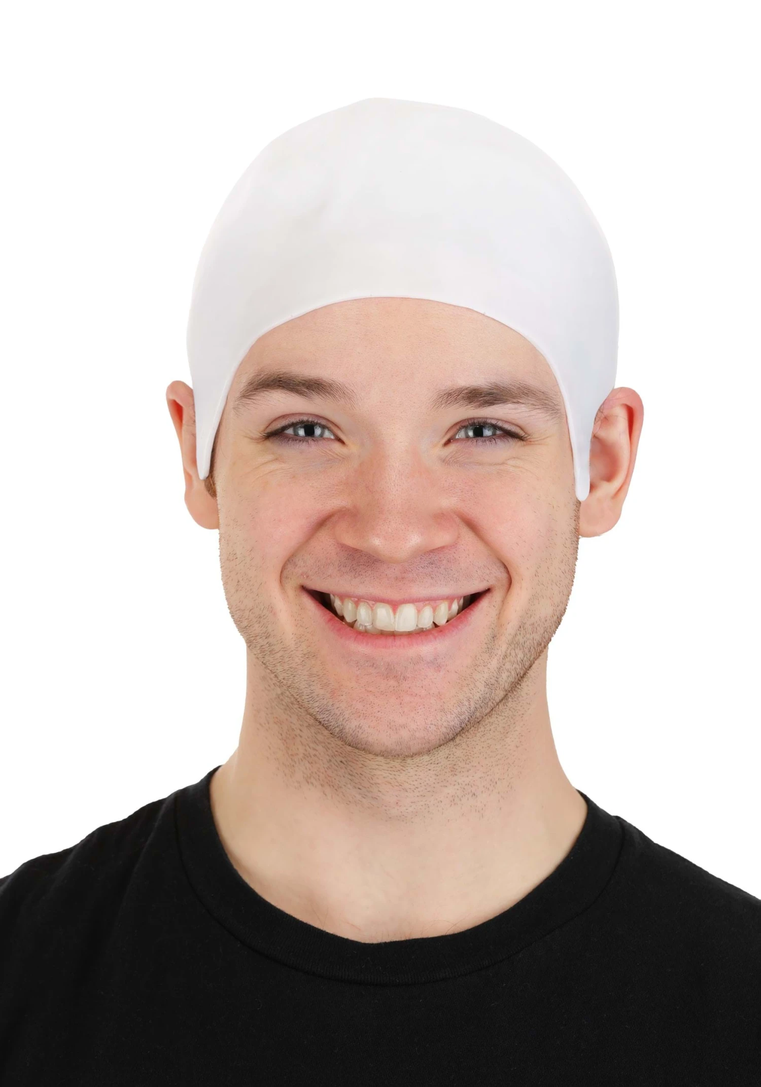 Adult White Costume Bald Cap 3 Adult White Costume Bald Cap