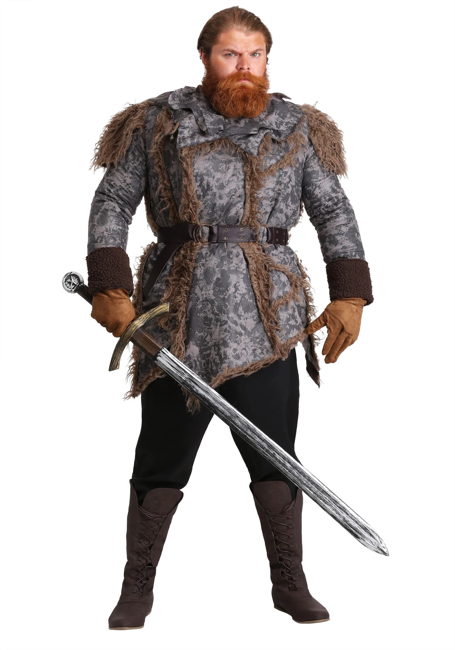 Men's Wild Warrior Costume 3 Men's Wild Warrior Costume
