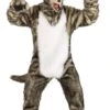 Wolf Costume With Mouth Mover Mask For Adults 2 Wolf Costume With Mouth Mover Mask For Adults -Halloween Costumes adult wolf costume with mouth mover mask