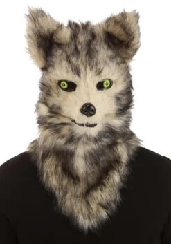 Wolf Mask With Mouth Mover For Adults