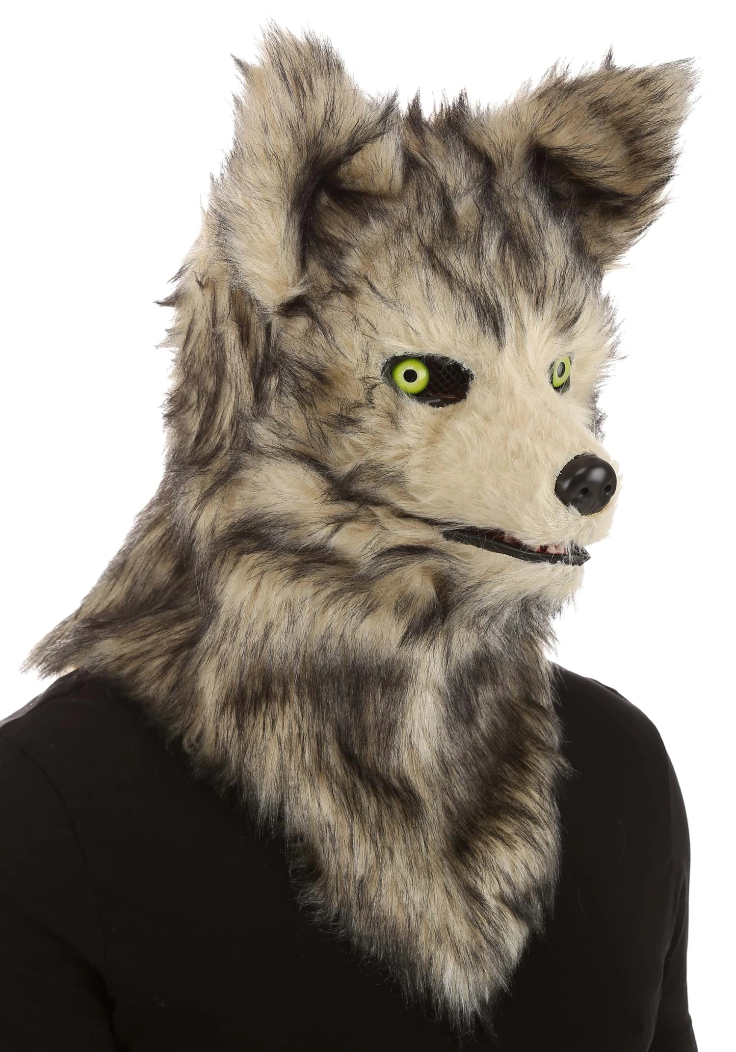 Wolf Mask With Mouth Mover For Adults 6 Wolf Mask With Mouth Mover For Adults - Image 4