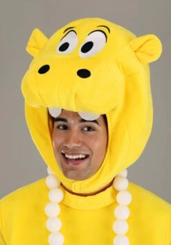 Hasbro Yellow Hungry Hungry Hippos Costume For Adults 16 Hasbro Yellow Hungry Hungry Hippos Costume For Adults -Halloween Costumes adult yellow hungry hungry hippos costume alt 3