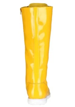 Yellow Wrestling Costume Adult Boots -Halloween Costumes adult yellow wrestling boots alt 2