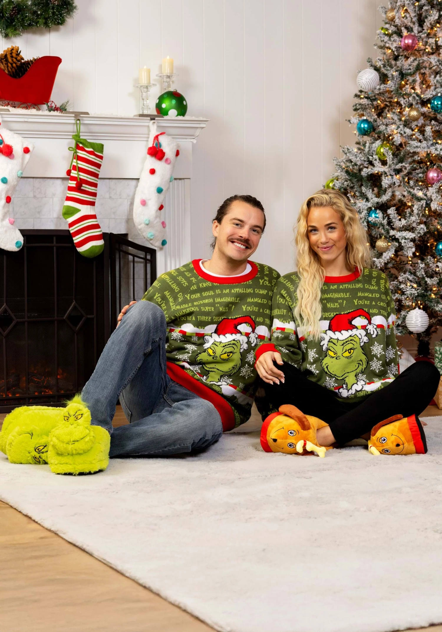 You're A Mean One Mr. Grinch Adult Sweater 5 You're A Mean One Mr. Grinch Adult Sweater - Image 3