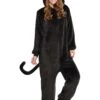 AMSCAN Adult Zipsters Zipster Black Cat Costume -Halloween Costumes adult zipsters zipster black cat costume