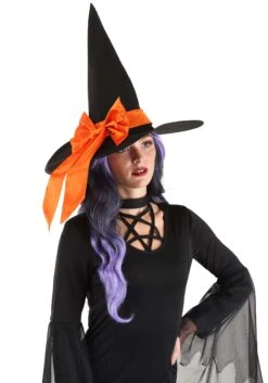 Custom Color Costume Witch Hat For Adults 16 Custom Color Costume Witch Hat For Adults -Halloween Costumes adults custom color witch hat alt 6