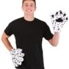 Adult Dalmatian Costume Gloves