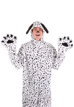 Adult Dalmatian Costume Gloves -Halloween Costumes adults dalmatian gloves alt 4