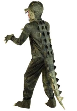 Plus Size Dangerous Alligator Costume -Halloween Costumes adults dangerous alligator plus size costume back