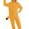 Garfield Costume Adult Onesie 1 Garfield Costume Adult Onesie -Halloween Costumes adults garfield onesie costume