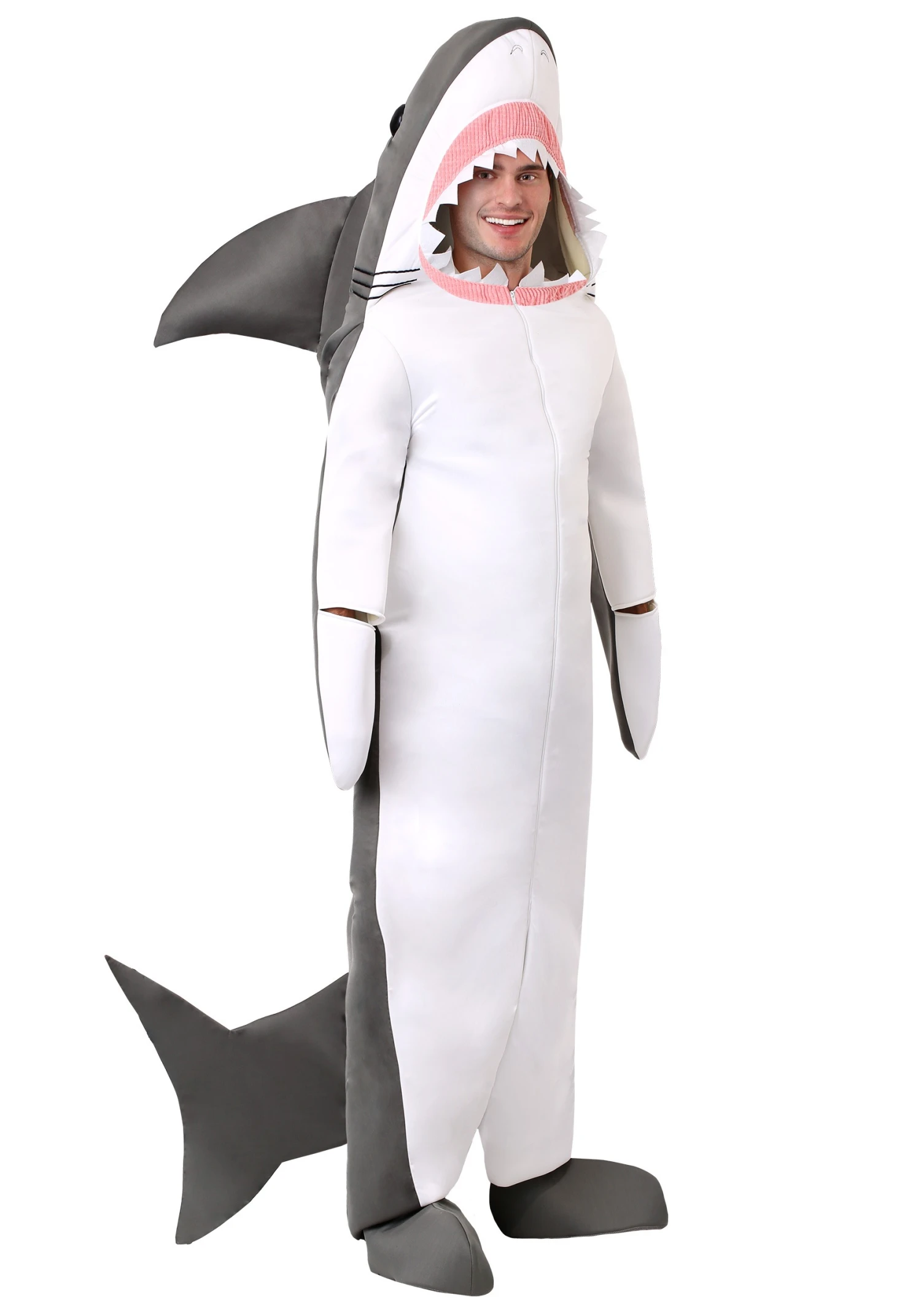 Great White Shark Costume For Adults 3 Great White Shark Costume For Adults