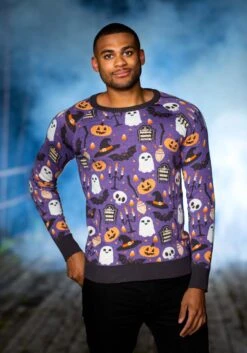 Halloween Mischief Adult Halloween Sweater -Halloween Costumes adults halloween mischief sweater alt 6