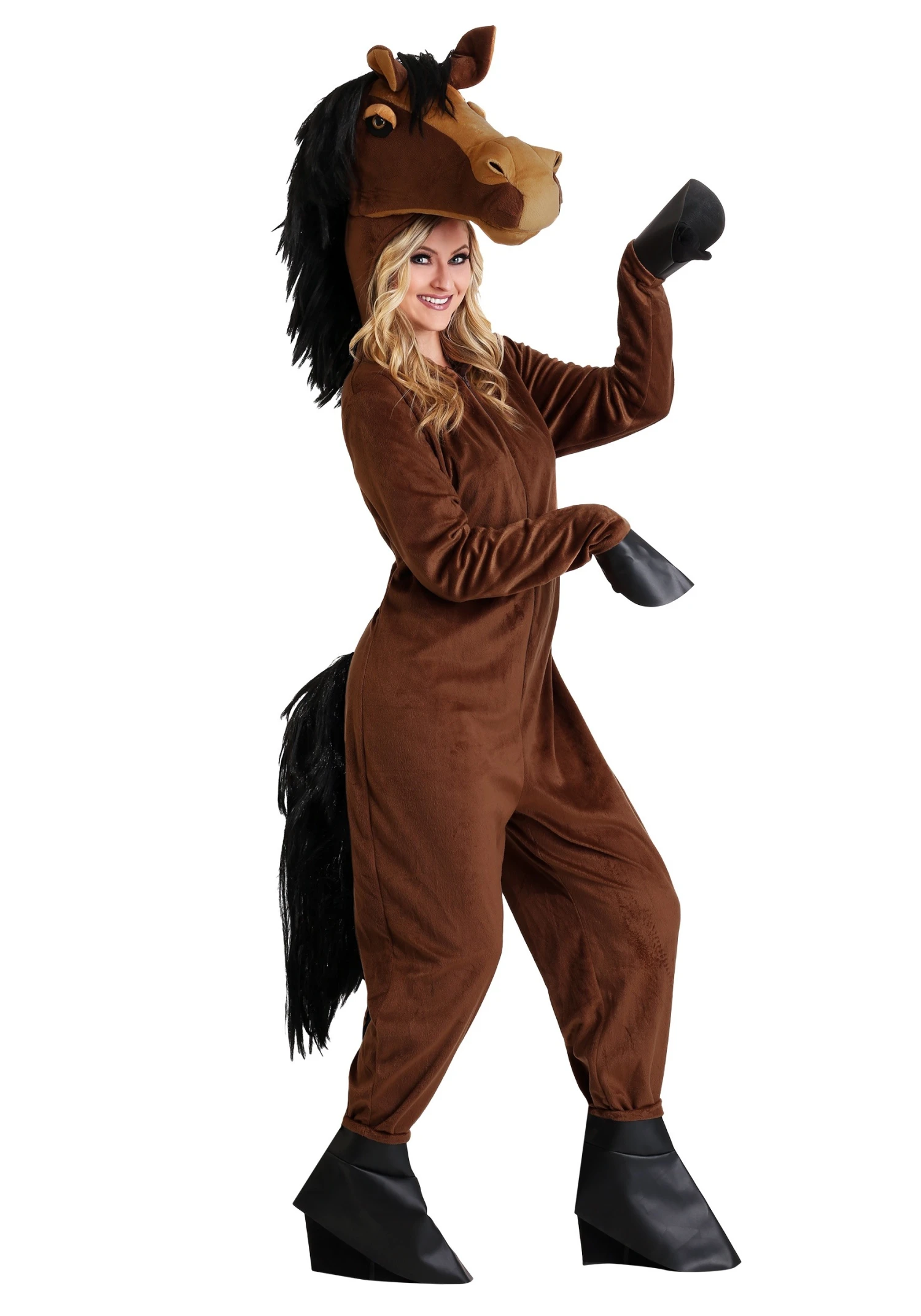 Brown Horse Costume For Adults 4 Brown Horse Costume For Adults - Image 2
