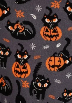 Adult Quirky Kitty Halloween Sweater -Halloween Costumes adults quirky kitty halloween sweater alt 3