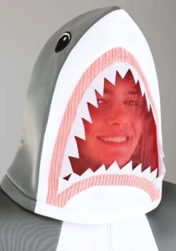 Adult Shark Mascot Head Costume -Halloween Costumes adults shark mascot head alt 2