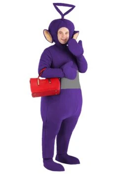 Teletubbies Tinky Winky Costume For Adults 14 Teletubbies Tinky Winky Costume For Adults -Halloween Costumes adults tinky winky teletubbies costume alt 5
