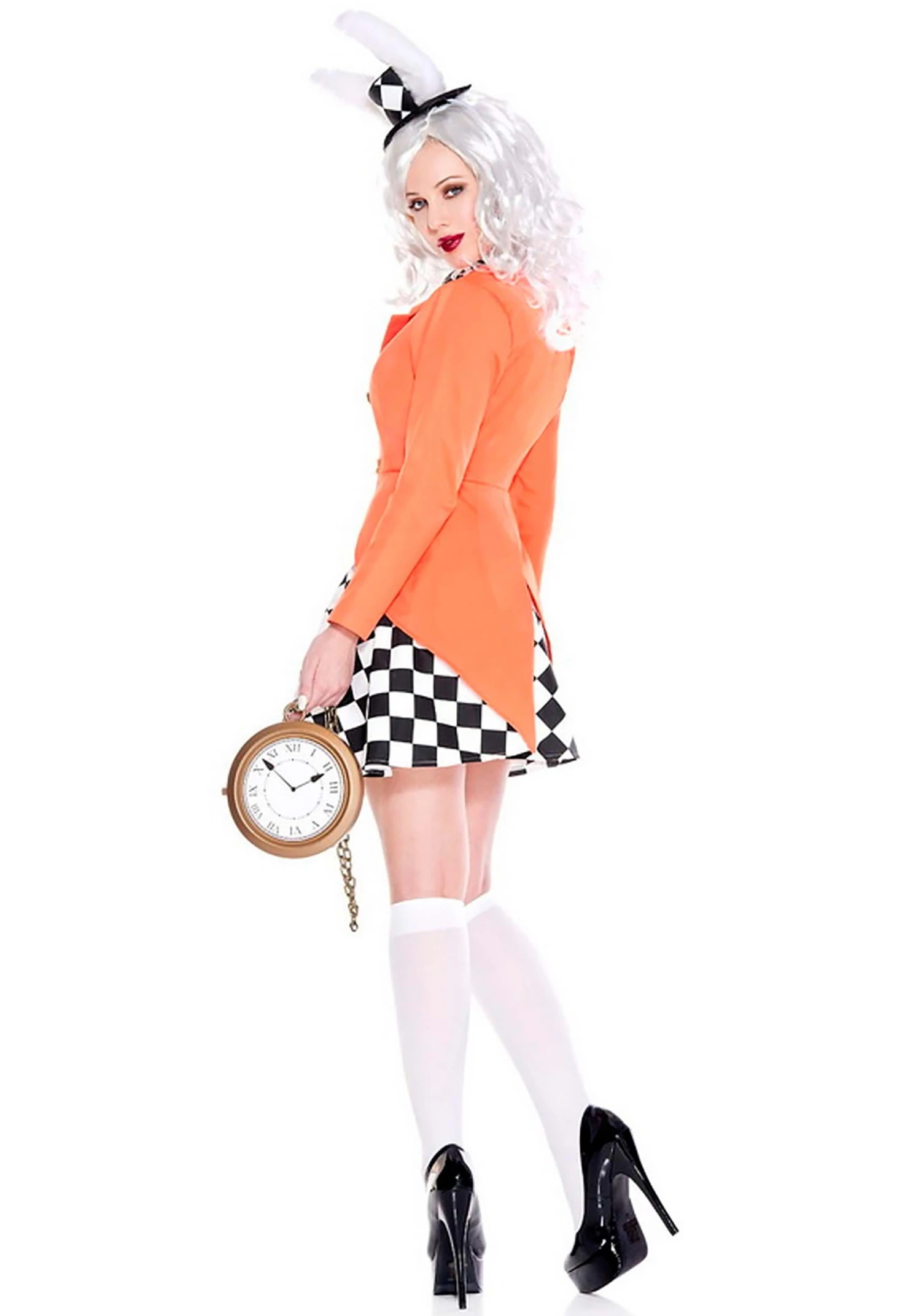 MUSIC LEGS Sexy Adventurous White Rabbit Costume For Women 4 MUSIC LEGS Sexy Adventurous White Rabbit Costume For Women - Image 2