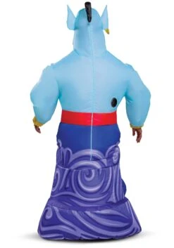 Aladdin (Animated) Adult Genie Inflatable Costume 5 Aladdin (Animated) Adult Genie Inflatable Costume -Halloween Costumes aladdin animated adult genie inflatable costume alt 1