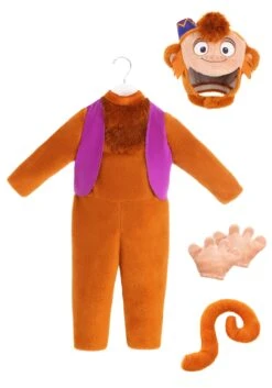 Disney Aladdin Toddler Abu Deluxe Costume -Halloween Costumes aladdin toddler abu deluxe costume alt 9