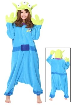 Toy Alien Pajama Costume For Adults