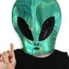 Alien Plush Costume Hat/Mask 2 Alien Plush Costume Hat/Mask -Halloween Costumes alien plush hat