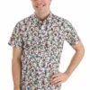 Adult All The Eyeballs Button-Up Shirt