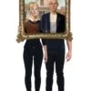 American Gothic Farmer Inflatable Painting Couple Costume 2 American Gothic Farmer Inflatable Painting Couple Costume -Halloween Costumes american gothic farmer couple infaltable painting