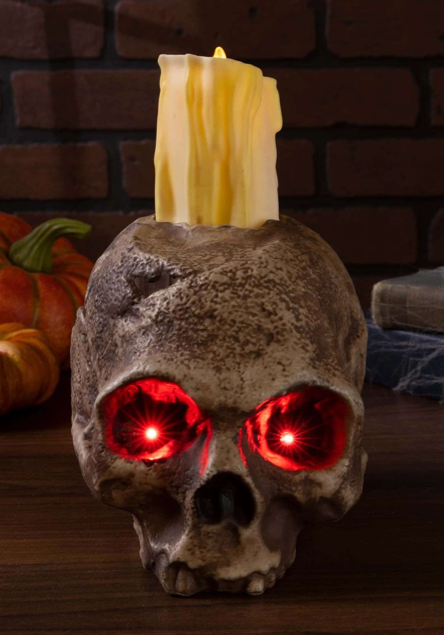 Ancient Skull Candle Halloween Decoration 5 Ancient Skull Candle Halloween Decoration - Image 3