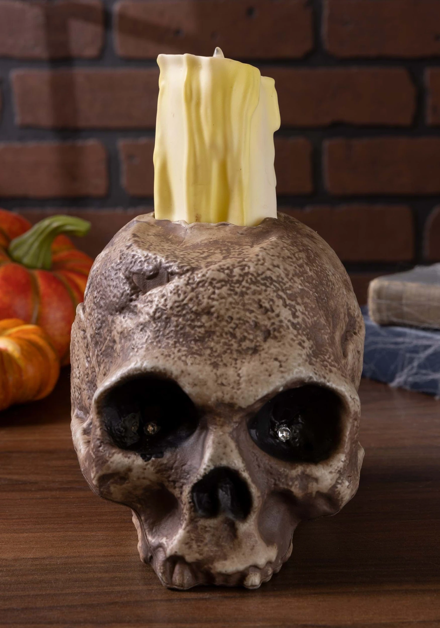 Ancient Skull Candle Halloween Decoration 6 Ancient Skull Candle Halloween Decoration - Image 4