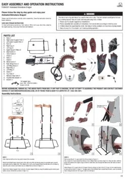 6FT Animated Brimstone Dragon Halloween Decoration -Halloween Costumes animated brimstone dragon alt 4