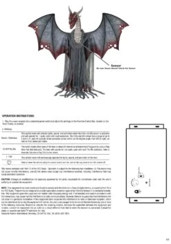 6FT Animated Brimstone Dragon Halloween Decoration -Halloween Costumes animated brimstone dragon alt 7