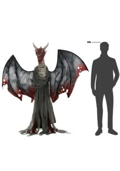 6FT Animated Brimstone Dragon Halloween Decoration -Halloween Costumes animated brimstone dragon alt 9
