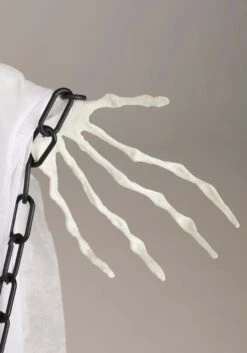 5.5FT Chained Skeleton Ghost Animatronic Decoration - Scream Saver 9 5.5FT Chained Skeleton Ghost Animatronic Decoration - Scream Saver -Halloween Costumes animated chained ghost alt 2