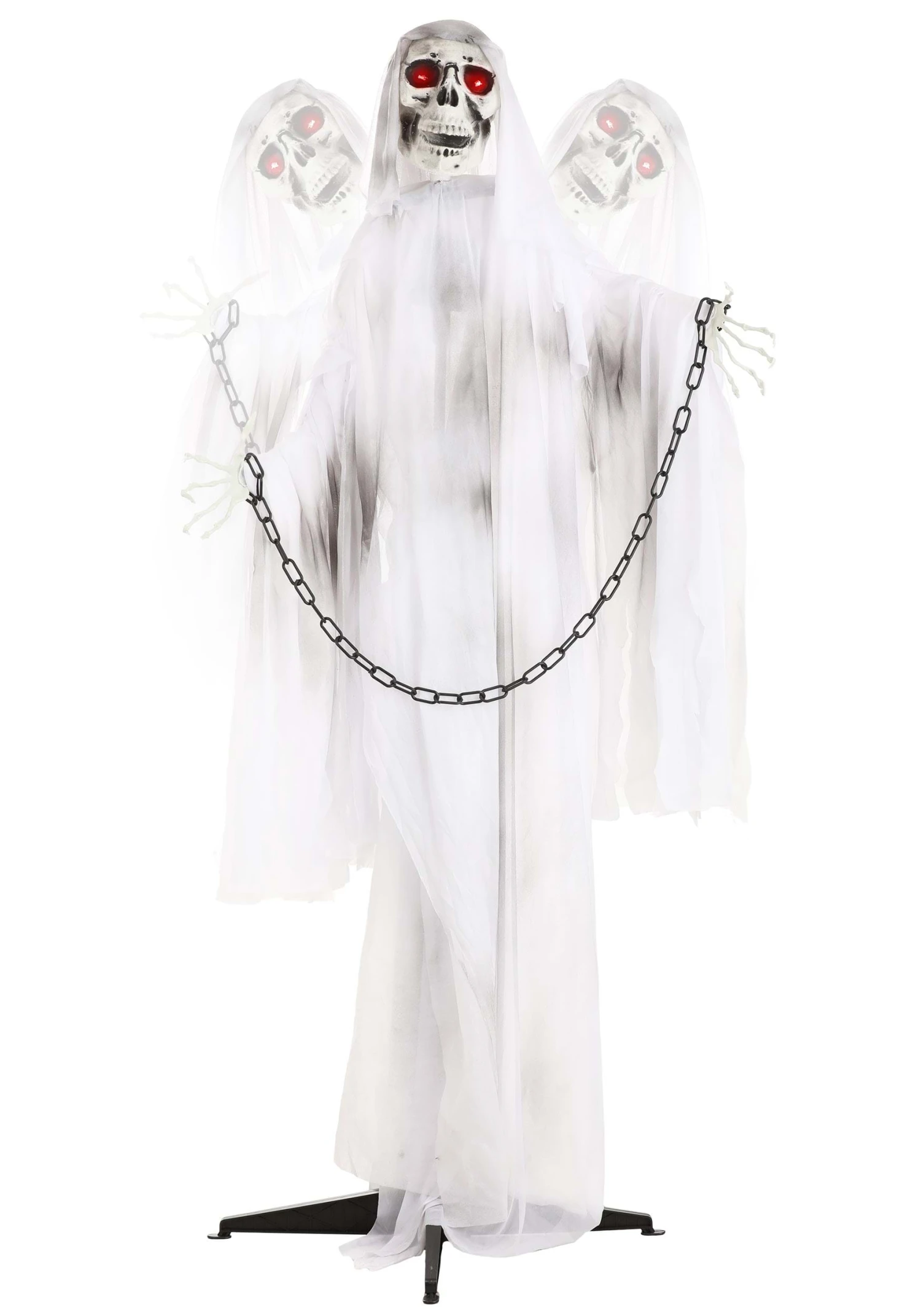 5.5FT Chained Skeleton Ghost Animatronic Decoration - Scream Saver 6 5.5FT Chained Skeleton Ghost Animatronic Decoration - Scream Saver - Image 4
