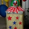 2.5FT Animated Laughing Evil Clown In Box Halloween Decoration