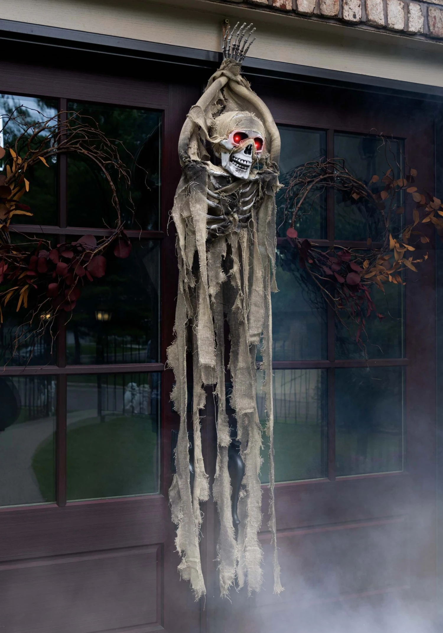 2.5FT Hanging Animated Skeleton Halloween Decoration 3 2.5FT Hanging Animated Skeleton Halloween Decoration