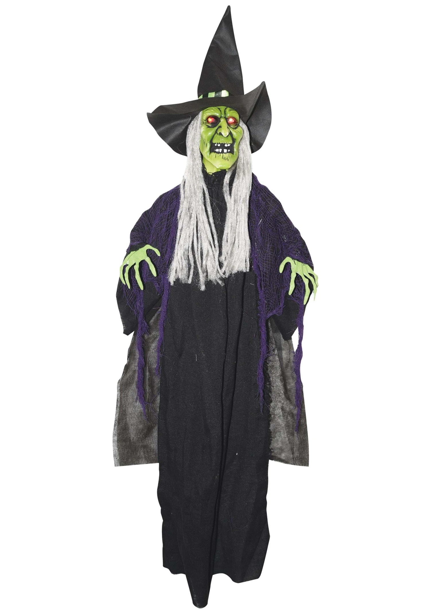 Animated Hanging Witch Halloween Decoration 5 Animated Hanging Witch Halloween Decoration - Image 3