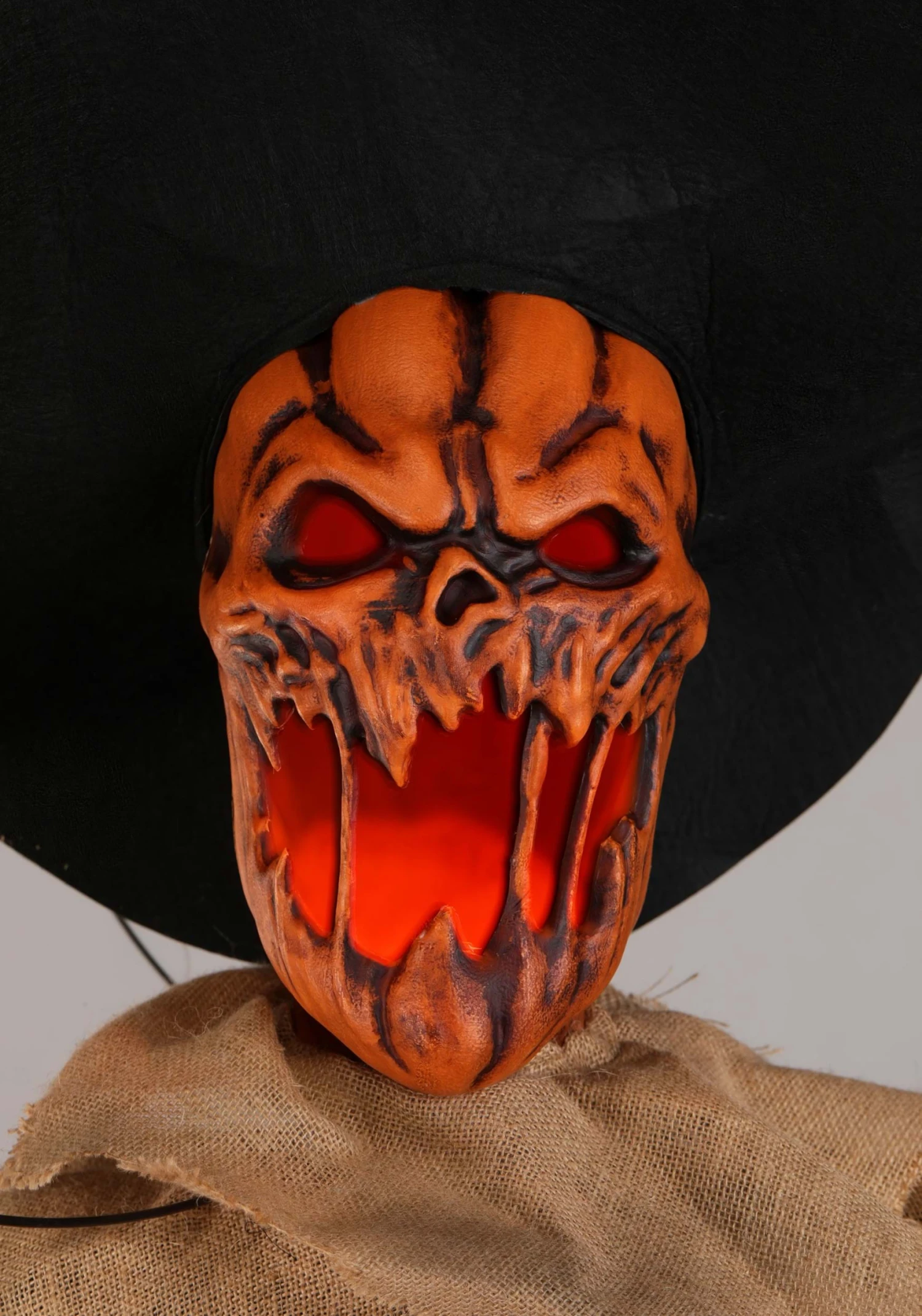 7FT Animated Raven Scarecrow Halloween Decoration 8 7FT Animated Raven Scarecrow Halloween Decoration - Image 6