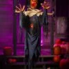 7FT Animated Raven Scarecrow Halloween Decoration 1 7FT Animated Raven Scarecrow Halloween Decoration -Halloween Costumes animated raven scarecrow decoration
