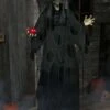 5.8FT Animated Standing Black Witch Decoration - Scream Saver -Halloween Costumes animated standing witch ll4 900325dz ad050f 1
