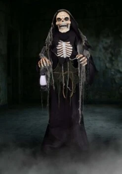 5.4FT Animated Wraithlike Reaper Halloween Decoration - Scream Saver