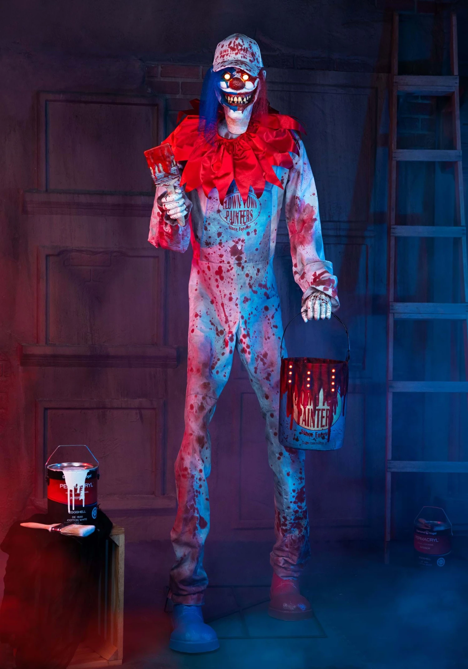 7FT Animated Arty The Clown Halloween Decoration 9 7FT Animated Arty The Clown Halloween Decoration - Image 7