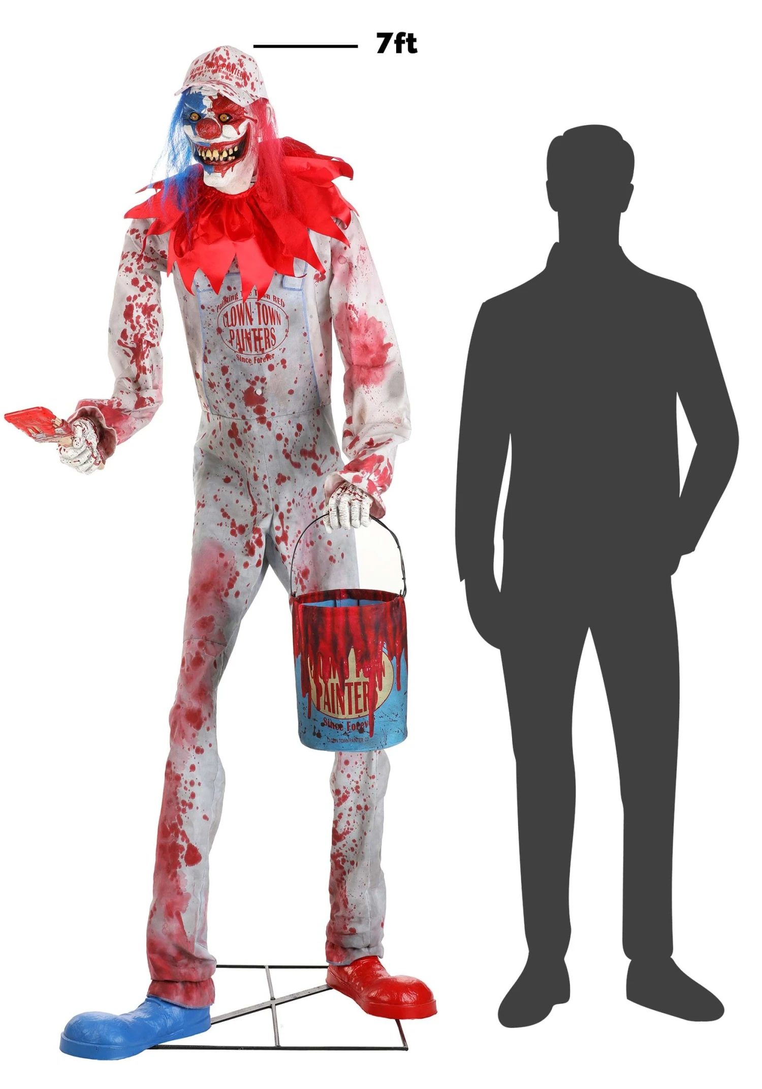 7FT Animated Arty The Clown Halloween Decoration 11 7FT Animated Arty The Clown Halloween Decoration - Image 9